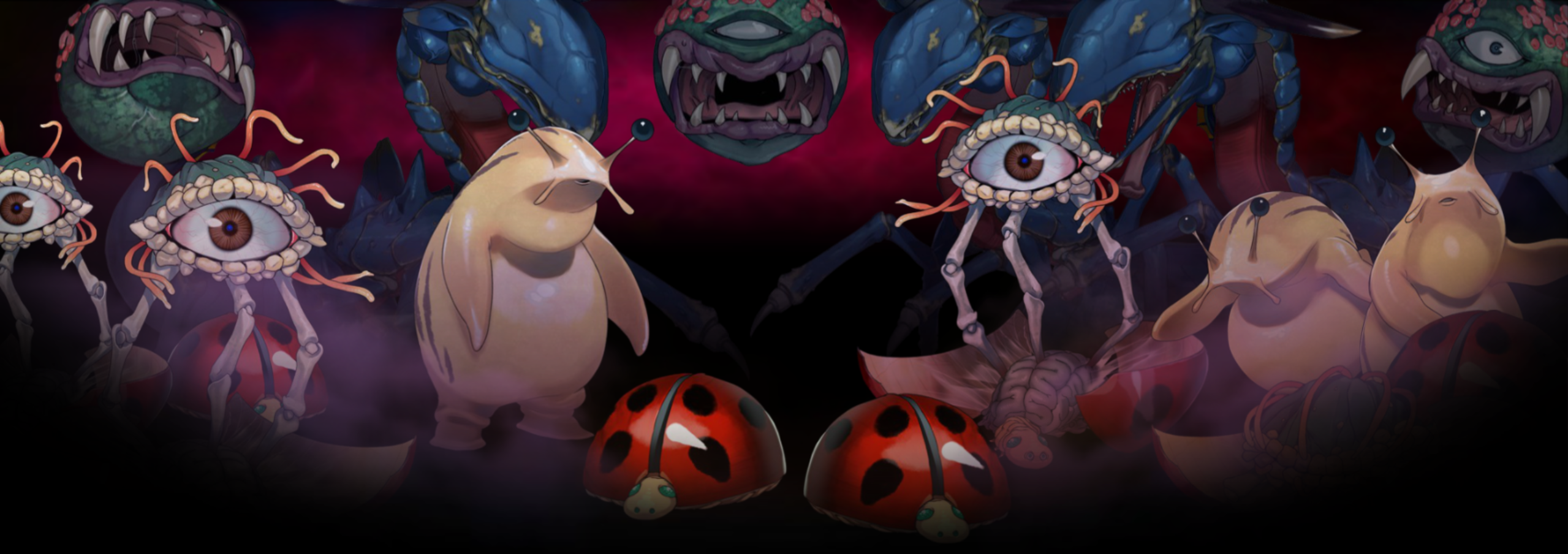 无尽涌出的魔物群